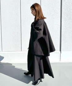 Green Parks AnriettMusee フロントジップジャガードブルゾン