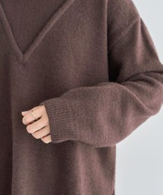 Green Parks フェイクレイヤードＶネックニットプルオーバー