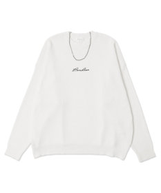 WEGO 【2点SET】アクセ付きワンポイントニットプルオーバー