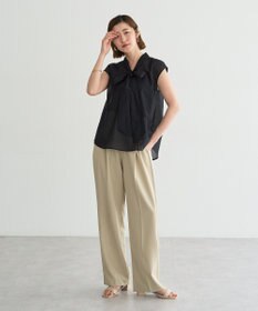 YECCA VECCA サイドラインパイピングストレートパンツ