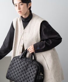 MIYABIYA 【撥水加工】La quoh with kirakaracho 南蛮七宝エンボスボンディング ボストン