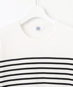 J.PRESS LADIES 【洗える】BASIC HT-COTTON クルーネック ボーダー ニット
