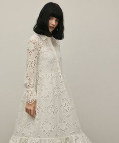 GRACE CONTINENTAL カットレースワンピース