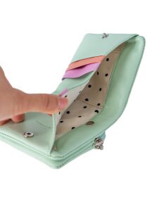 tsumori chisato CARRY キラキラ石 2つ折り財布 ミニ財布