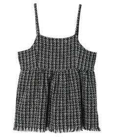 Green Parks ・ＥＬＥＮＣＡＲＥ　ＤＵＥ　ツイードバックリボンキャミ