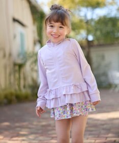 ANY KIDS 裾フリル　ラッシュガード