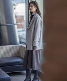 J.PRESS LADIES ウールジャージー  タートルネック カットソー