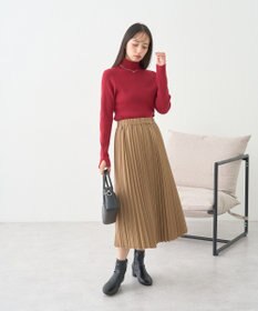 earth music&ecology プリーツミディスカート