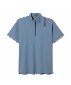 ZERO HALLIBURTON 【吸水速乾・UVケア】 ダブルリブ着心地ジッパーモックネックTシャツ ZHG-M5S7d 82955