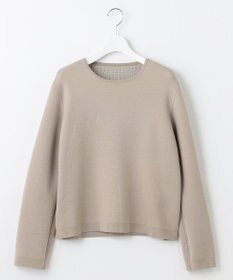 自由区 【WEB限定カラーあり・洗える】リバーシブルニット セットアップ(プルオーバー×フレアスカート)