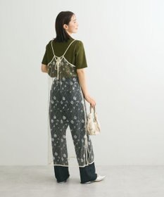 Green Parks スパンコールキャミワンピース