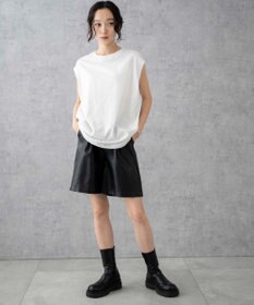 WEGO 【5色3サイズ展開/ユニセックス着用ITEM/洗える/綿100%】スリーブレスコットンT