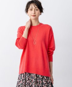 23区 L 【見上愛さん着用/Oggi・STORY掲載】ピュアカシミヤ クルーネック ニット