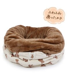PET PARADISE ペットパラダイス くまちゃん 遠赤外線 寝袋  筒型 L (57×95cm)