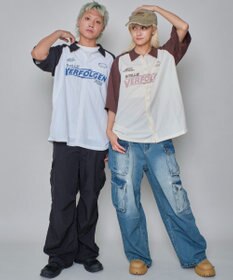 WEGO 【ユニセックス着用ITEM】ラグラングラフィックシャツ（SS）