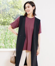 UNFILO 【接触冷感/吸水速乾】BEAUTY FORM フレアTシャツ