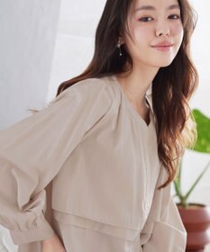 Tiaclasse L レイヤードデザインブラウス