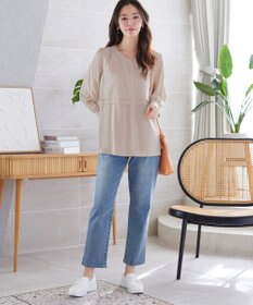 Tiaclasse L レイヤードデザインブラウス