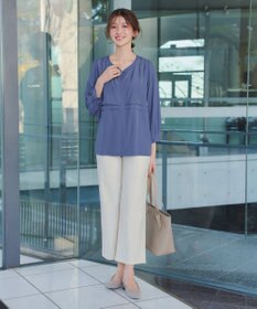 Tiaclasse L レイヤードデザインブラウス