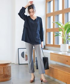 Tiaclasse L レイヤードデザインブラウス