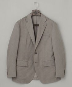 GOTAIRIKU 圧倒的清涼感・８つの夏機能【接触冷感/通気性/軽量/撥水…等】クールドッツ セットアップジャケット_ヘリンボーンプリント（25年モデル）