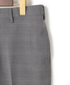 J.PRESS MEN 【Peppin Merino Comfort】【ウォッシャブル可 / 折り目加工】ファンシーチェック スラックス / ノータック