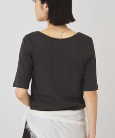 AMERICAN HOLIC スクエアネック5分袖プルオーバー