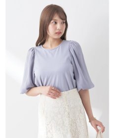 earth music&ecology ラメスリーブプルオーバー