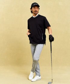 23区GOLF 【MEN】防風ストレッチアリージャージープルオーバー