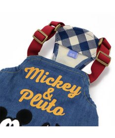 PET PARADISE ディズニー ミッキーマウス＆プルート  お散歩柄オーバーオール   【小型犬】