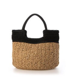 UNBILLION カシュカシュ cachecache / 切り替え編みクロッシェ2wayミニトート