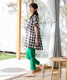 Tiaclasse L 【小倉優子さん着用・選べる袖TYPE・洗える】バックフレアチュニック