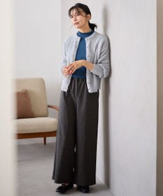 ANY 【手洗い可/ウエストゴム】ドロストワイドパンツ