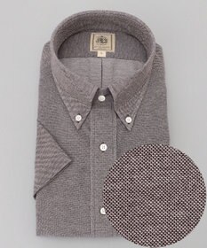 J.PRESS MEN 【J.PRESS PLUS】カノコインレイパッチポケット シャツ/B.D.