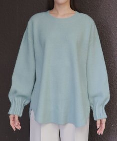 Tiaclasse 袖タックニットプルオーバー