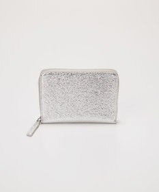 TOPKAPI 【TREASURE TOPKAPI】ウォッシュド レザー メタリック ラウンドファスナー 二つ折り財布/パスポート対応