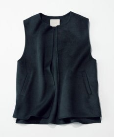 UNFILO 【撥水】ウール混リバー ジレ