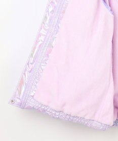 ANY KIDS パール調×フリースボア中綿コート