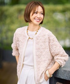 自由区 【累計1000枚突破・SHIHOさん着用・WEB先行販売・新色追加】テープエンブロイダリー ブルゾン ［新色］ライトベージュ