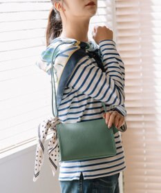 UNBILLION 【テレビ ドラマ着用アイテム】cachecache WEB限定スカーフ付ボックスショルダー