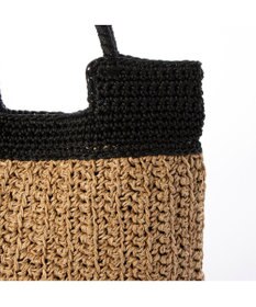 UNBILLION カシュカシュ cachecache / 切り替え編みクロッシェ2wayミニトート