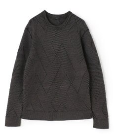 JOSEPH HOMME ビッグジオメトリージャガード　クルーネック