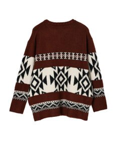 CRAFT STANDARD BOUTIQUE オルテガ柄ニットＺＩＰブルゾン