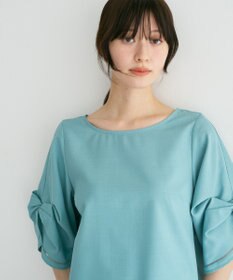 YECCA VECCA ハシゴレースタックスリーブブラウス