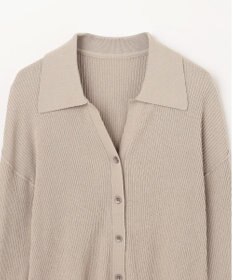 GRACE CONTINENTAL スラブリブシャツニットトップ