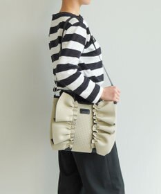 ACE BAGS & LUGGAGE JEWELNA by Jewelna Rose フリルトートバッグ 16205 軽量 2WAY ショルダーバッグ リボン