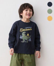 ANY KIDS 恐竜プリント 長袖Tシャツ