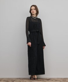 GRACE CONTINENTAL カットジャガードサロペット