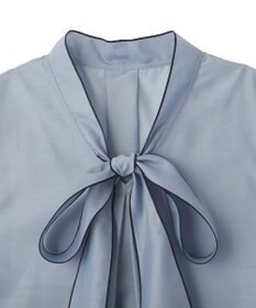 YECCA VECCA シアーボウタイブラウス