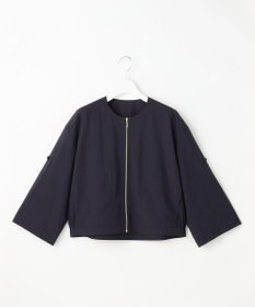 自由区 ファンクショナルブロード ノーカラーブルゾン